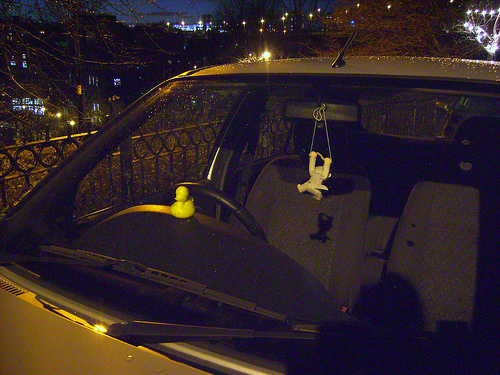 Duck Day 05 (20090105) - In the car