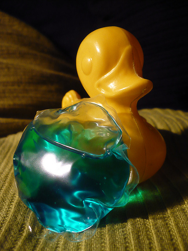 Duck Day 609 (01092010) - Blue Green Clean Thing