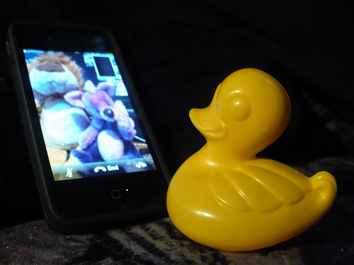 Duck Day 664 (26102010) - On the video-phone